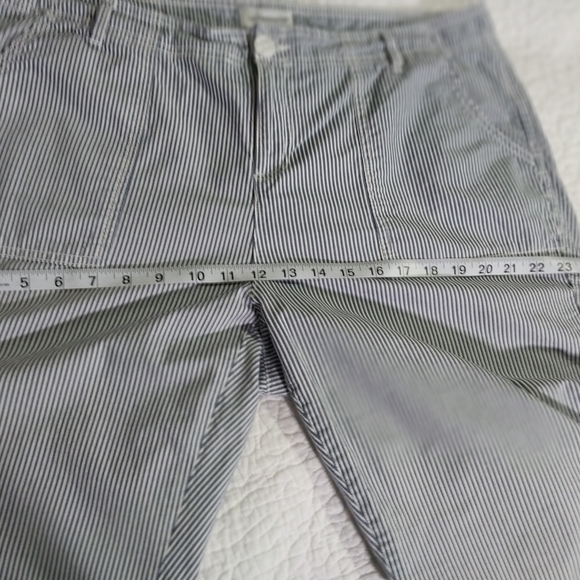 Liz Claiborne Blue and White Striped Trousers - Picture 8 of 10